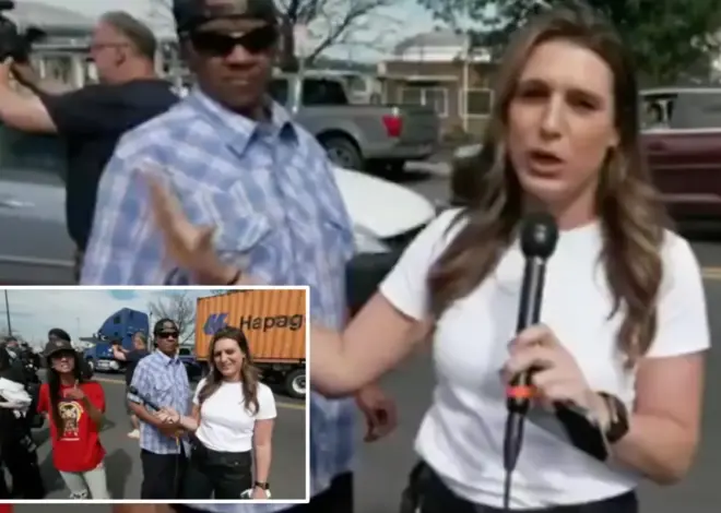 Fox News reporter’s searing response to foul-mouthed anti-ICE protester who interrupts live shot