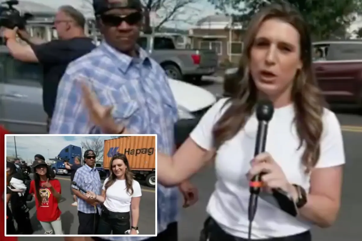 Fox News reporter’s searing response to foul-mouthed anti-ICE protester who interrupts live shot