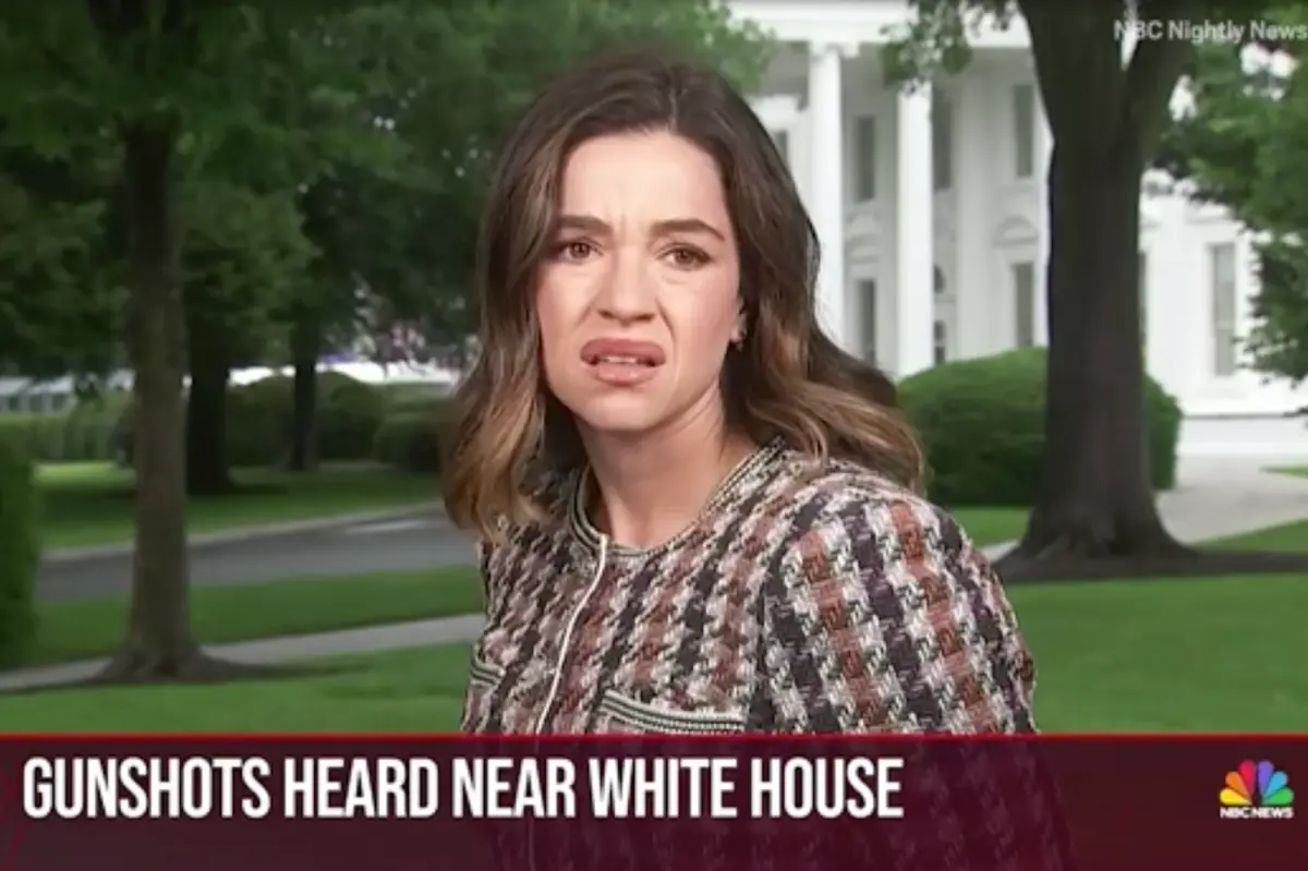 Clueless NBC reporter dragged for lackluster on-camera reaction to shots fired at White House