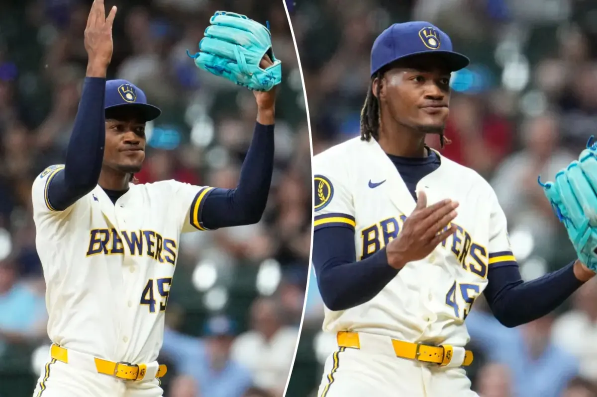 Brewers’ Abner Uribe celebrates with wild ‘suck it’ chop at Cardinals — but manager was ’embarrassed’
