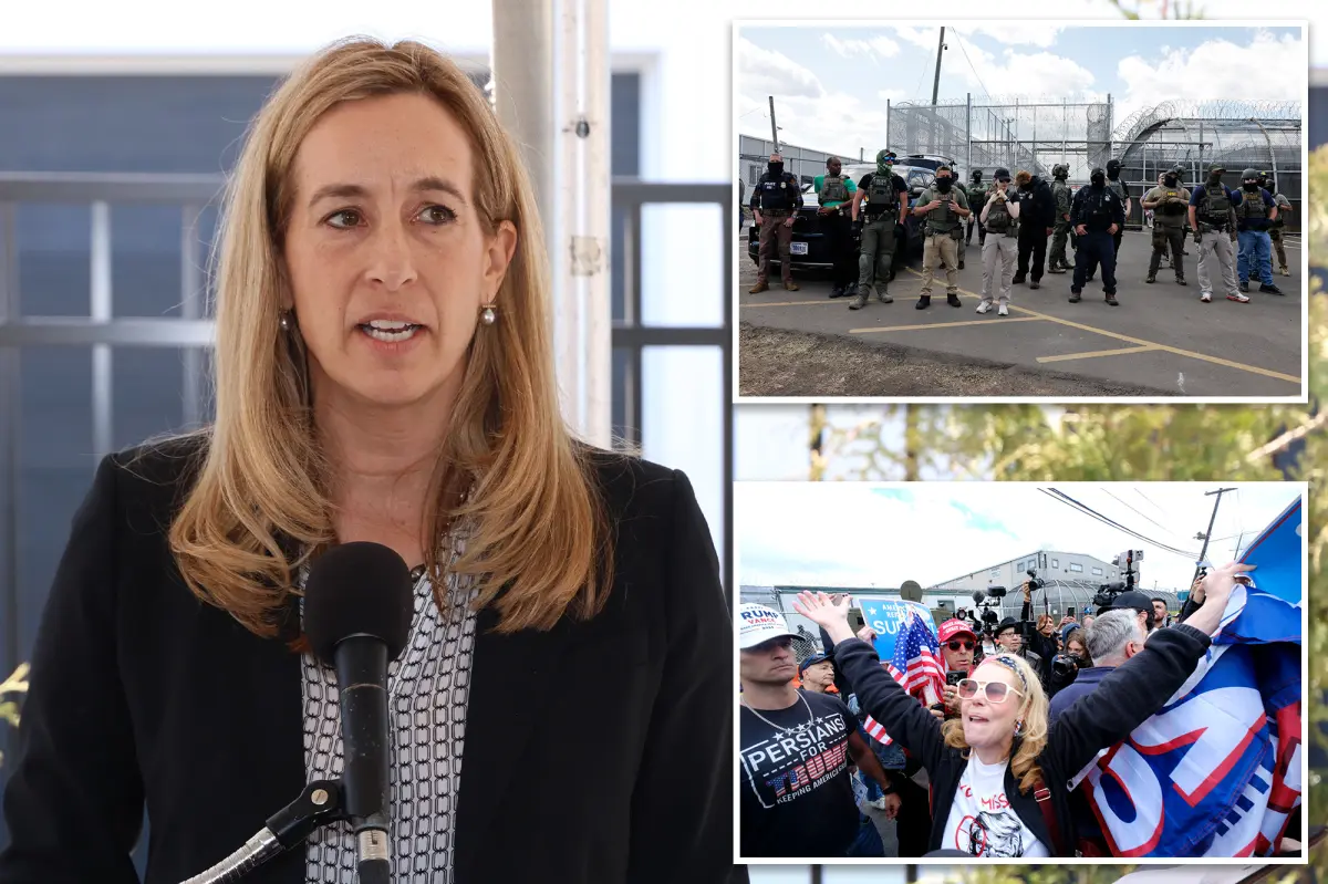 NJ Gov. Mikie Sherrill blames violence at Delaney Hall anti-ICE protests on outside agitators