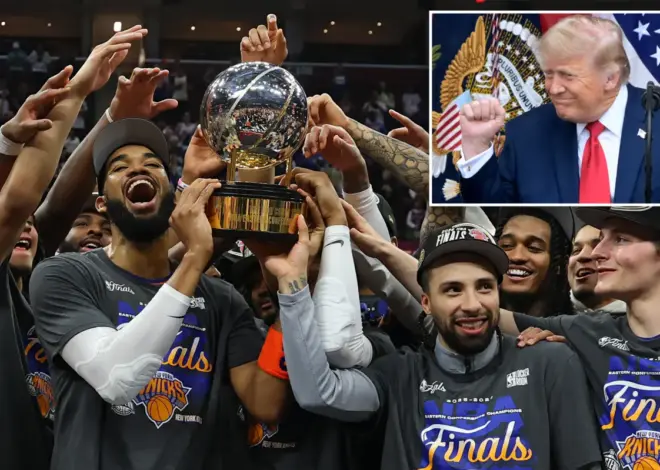 President Trump could attend Knicks’ NBA Finals game at Madison Square Garden