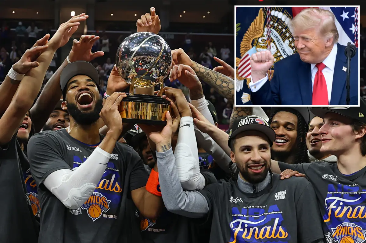 President Trump could attend Knicks’ NBA Finals game at Madison Square Garden