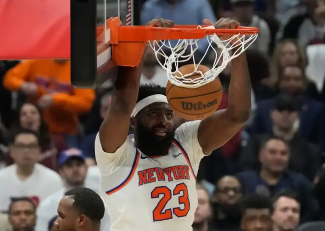 Exclusive | Extent of Mitchell Robinson’s hand injury revealed as Knicks hope center suits up for NBA Finals