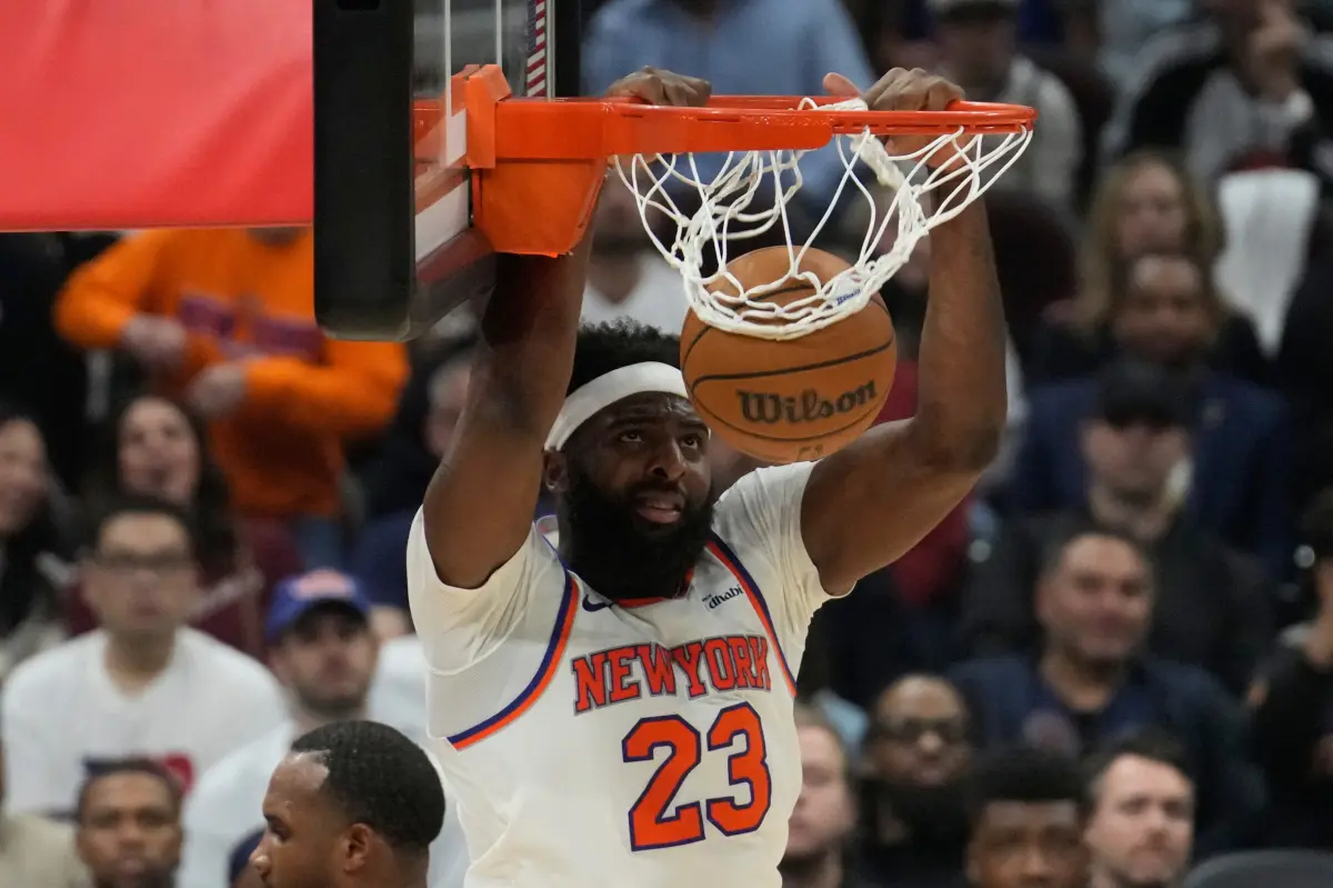 Exclusive | Extent of Mitchell Robinson’s hand injury revealed as Knicks hope center suits up for NBA Finals