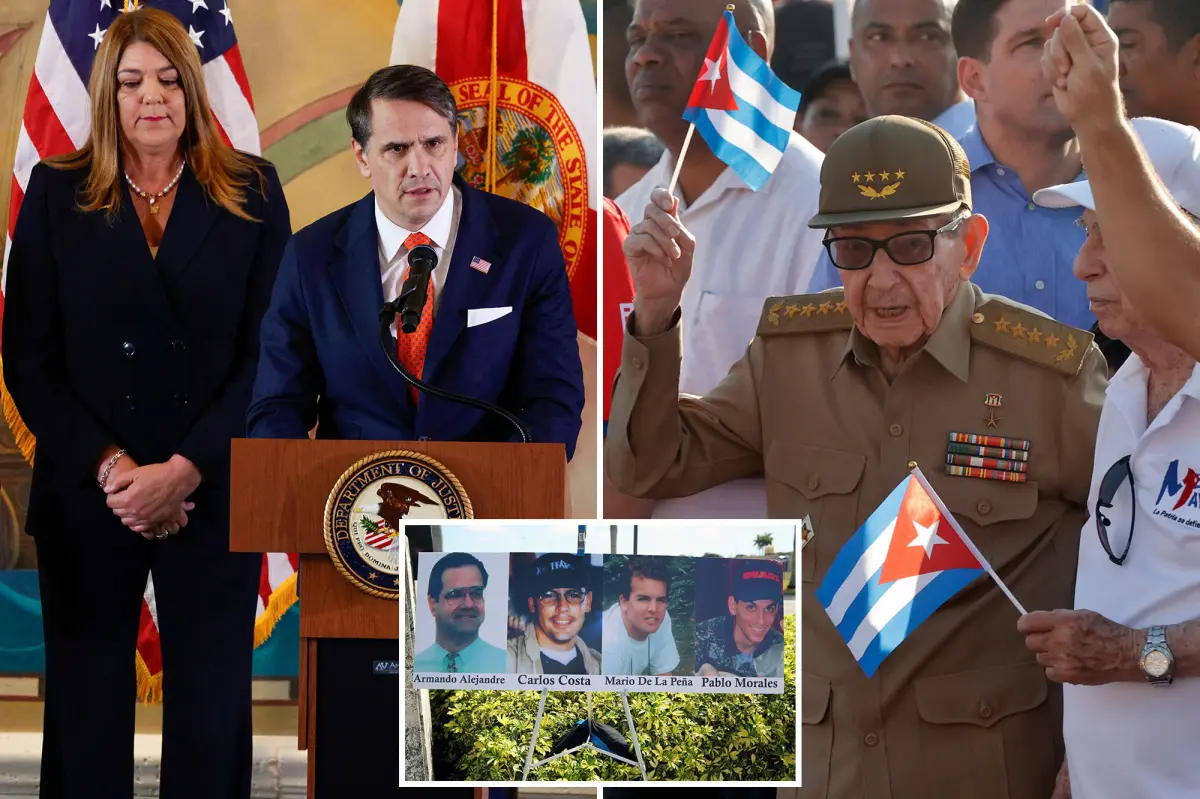 Ex-Cuba leader Raul Castro, 94, charged with murder, conspiracy to kill Americans in 1996 shootdown of humanitarian planes