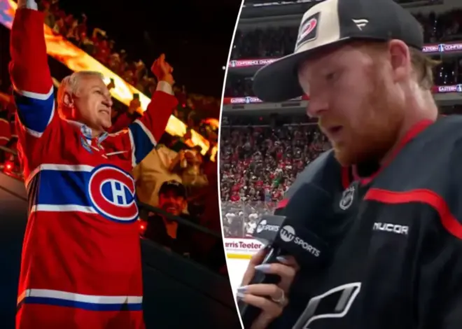 Frederik Andersen gets emotional on ice after death of his agent Claude Lemieux