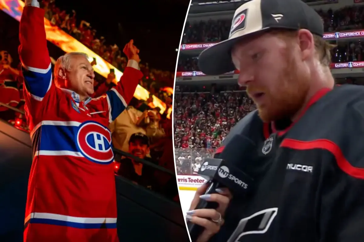 Frederik Andersen gets emotional on ice after death of his agent Claude Lemieux