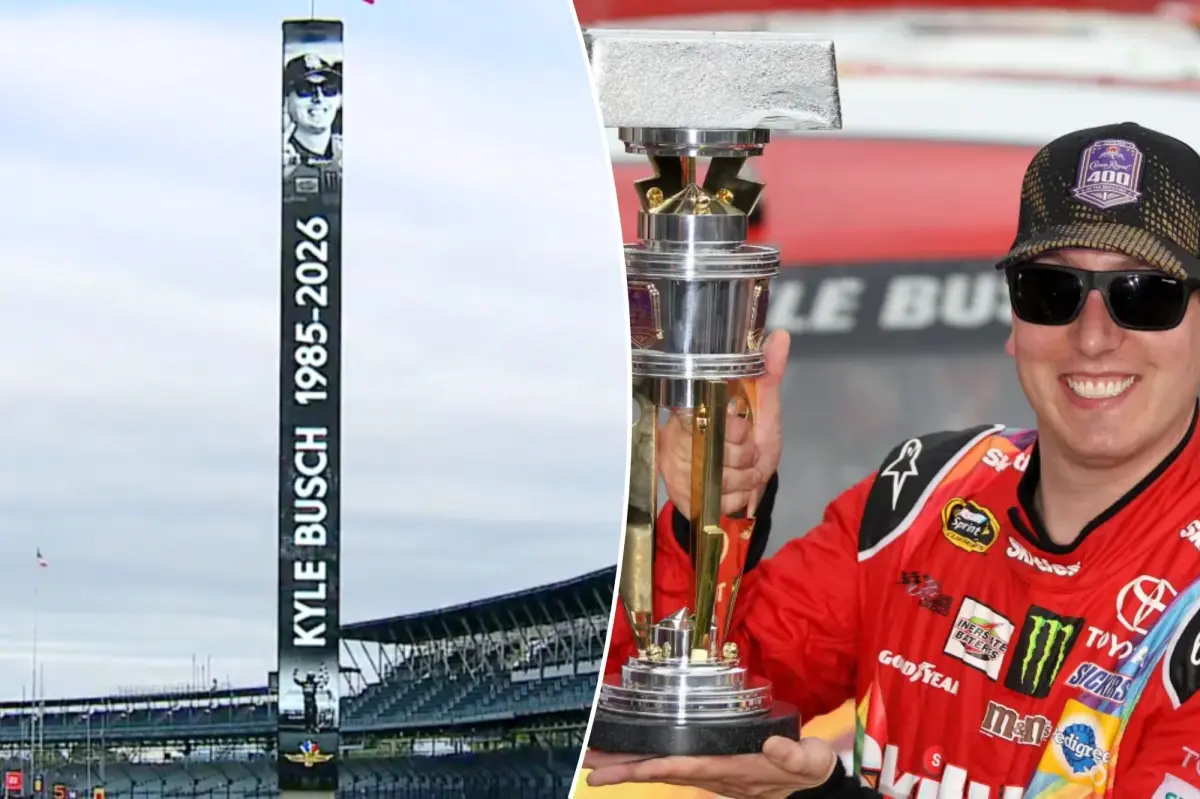 Indianapolis Motor Speedway honors NASCAR icon Kyle Busch after death at 41