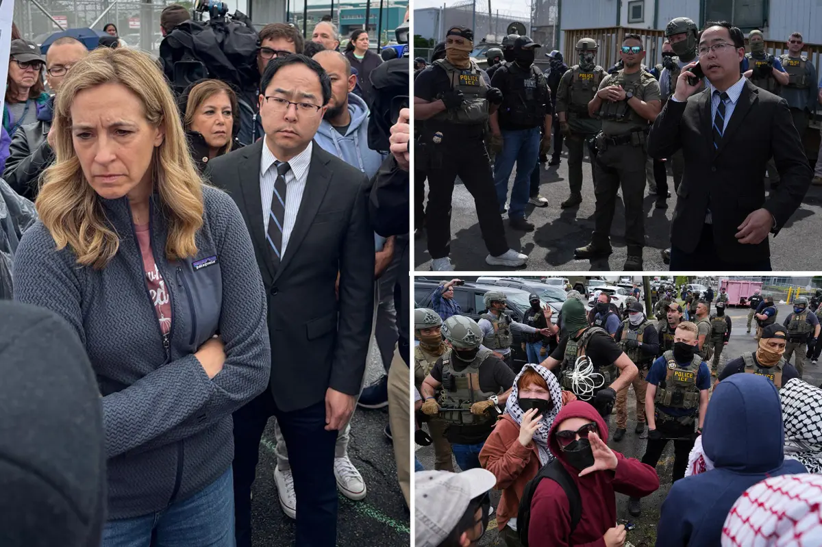 NJ Gov. Mikie Sherrill slammed for Memorial Day ‘stunt’ at Newark ICE facility as tense protests rage