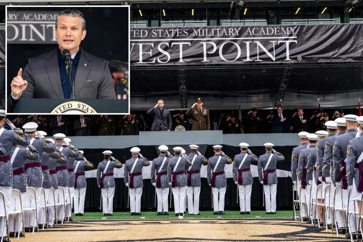 Pete Hegseth tears into DEI, ‘woke military’ in fiery West Point graduation speech