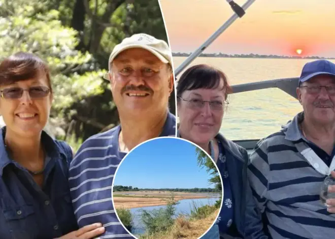 Married tourists found stabbed to death in crocodile-infested river