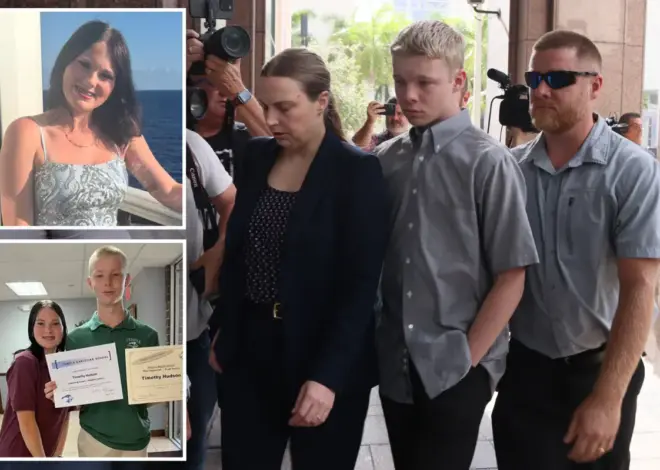 Baby-faced stepbrother accused of killing Anna Kepner on cruise reveals his face in public for first time ahead of bail hearing
