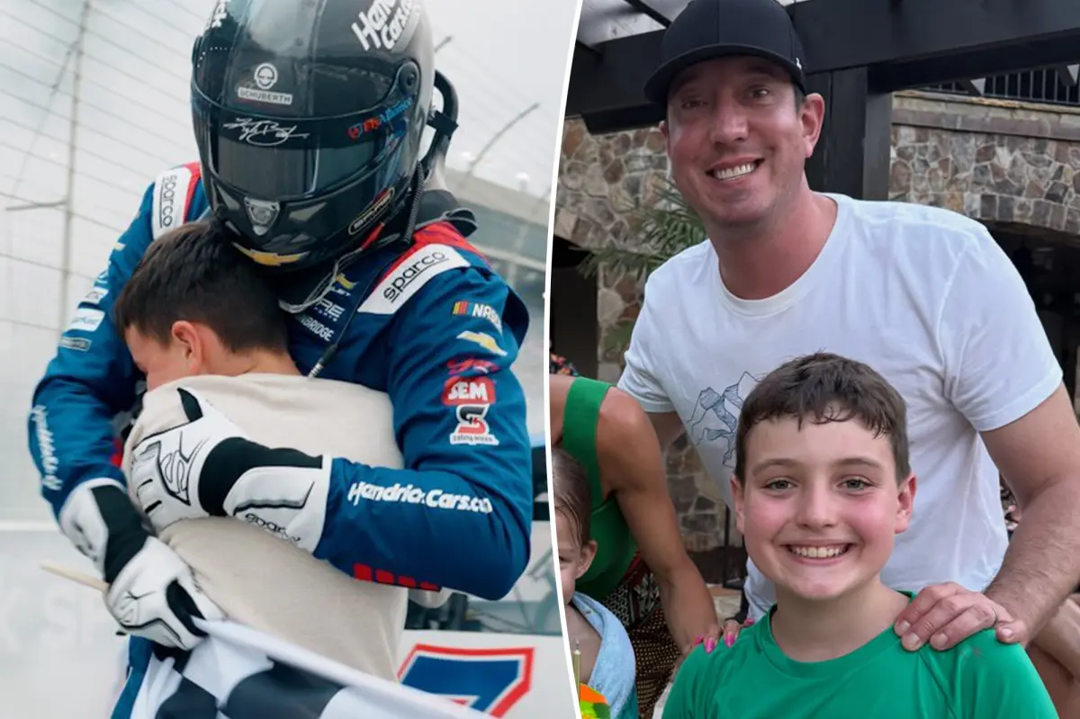 Brexton Busch heartbreakingly updates profile picture to hugging photo with father Kyle Busch