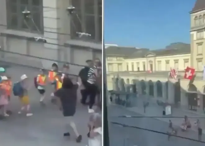 Four stabbed by knifeman shouting ‘Allahu Akbar’ at Switzerland train station in front of terrified children