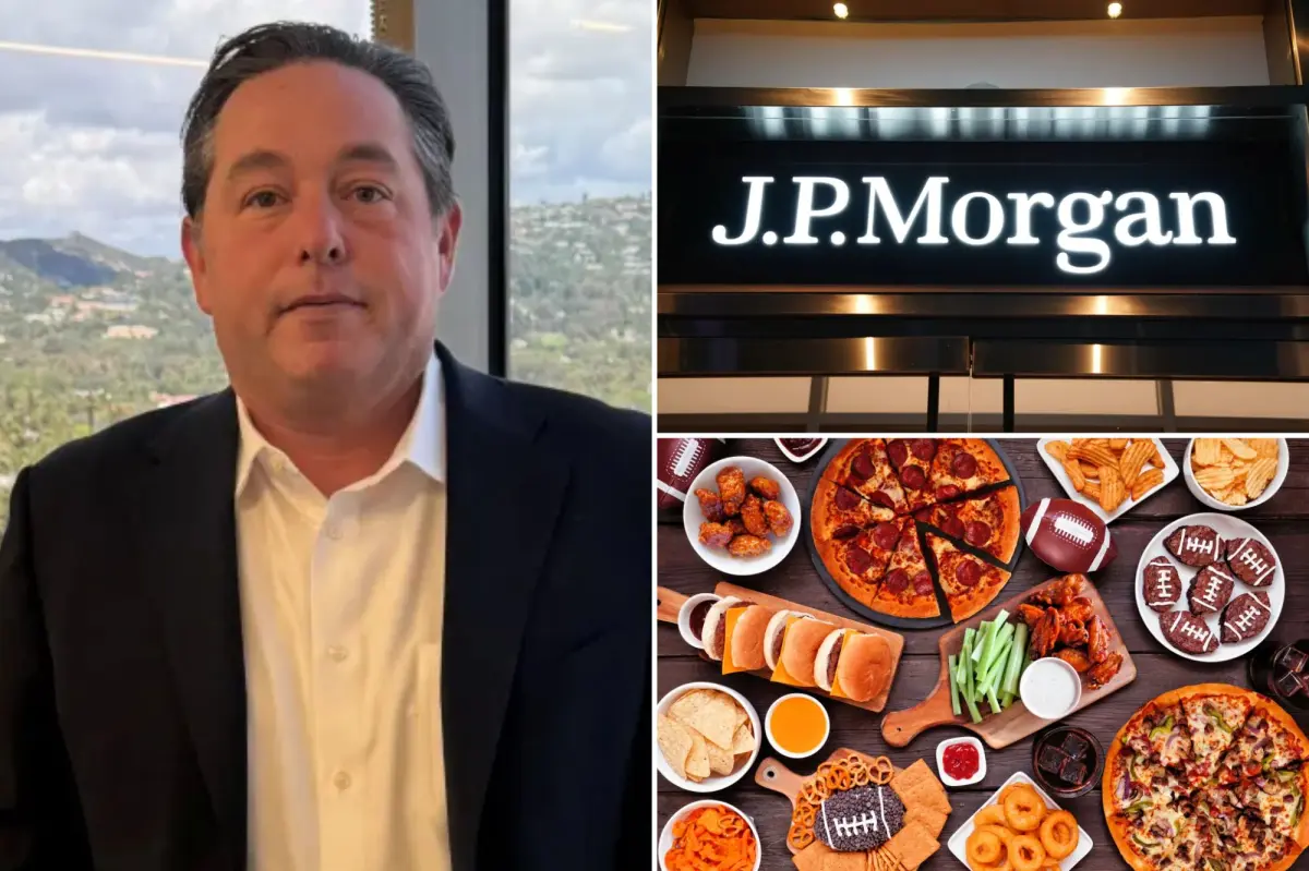 Fired JPMorgan employee who claimed wrongful termination over $642.50 ‘Super Bowl’ deli platter awarded $4M