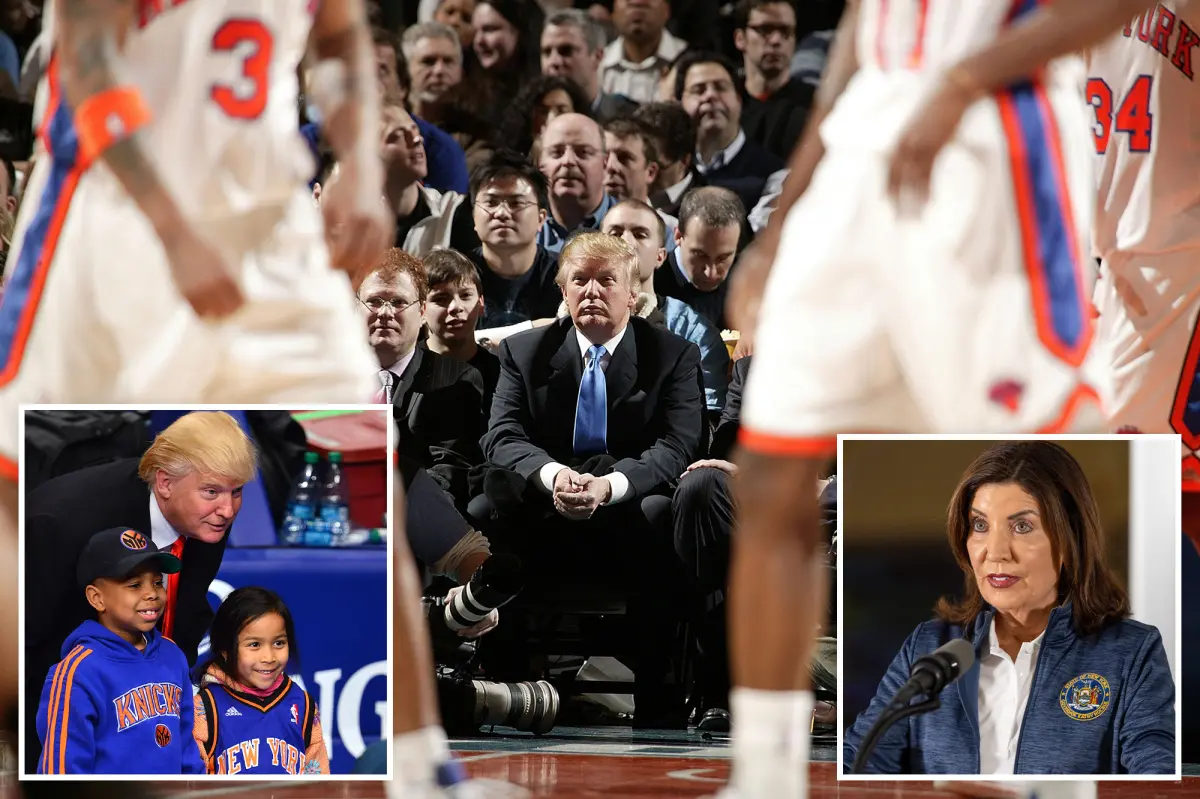 Hochul tries to dunk on Trump over Knicks fandom — but it totally backfires
