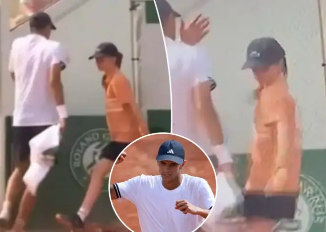 Spanish teen tennis star caught in firestorm after ball girl shove confusion at French Open