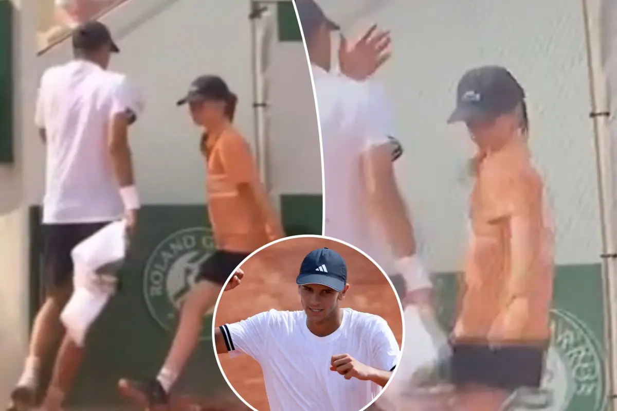 Spanish teen tennis star caught in firestorm after ball girl shove confusion at French Open