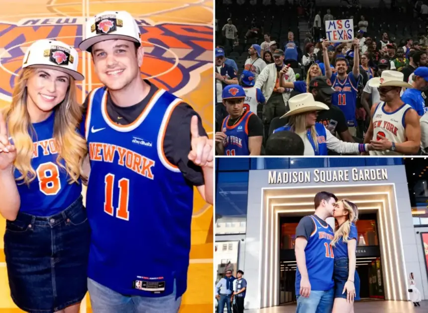 Knicks championship win caps a love story for couple who are bitter rivals in other sports