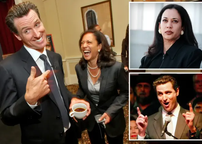 Dem rivals Gavin Newsom, Kamala Harris locked in bitter feud ahead of 2028 White House race