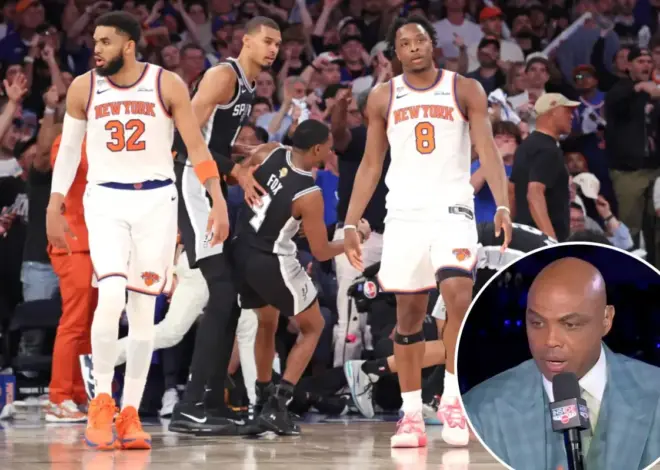 Charles Barkley may have cursed the Knicks with Game 3 halftime analysis: ‘A wrap’