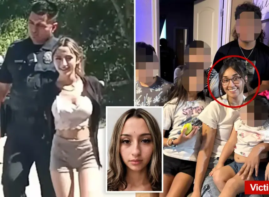 Sickening footage shows Texas sisters Cookie and Kitty grin as they’re busted for hacking young mom of 5 to death