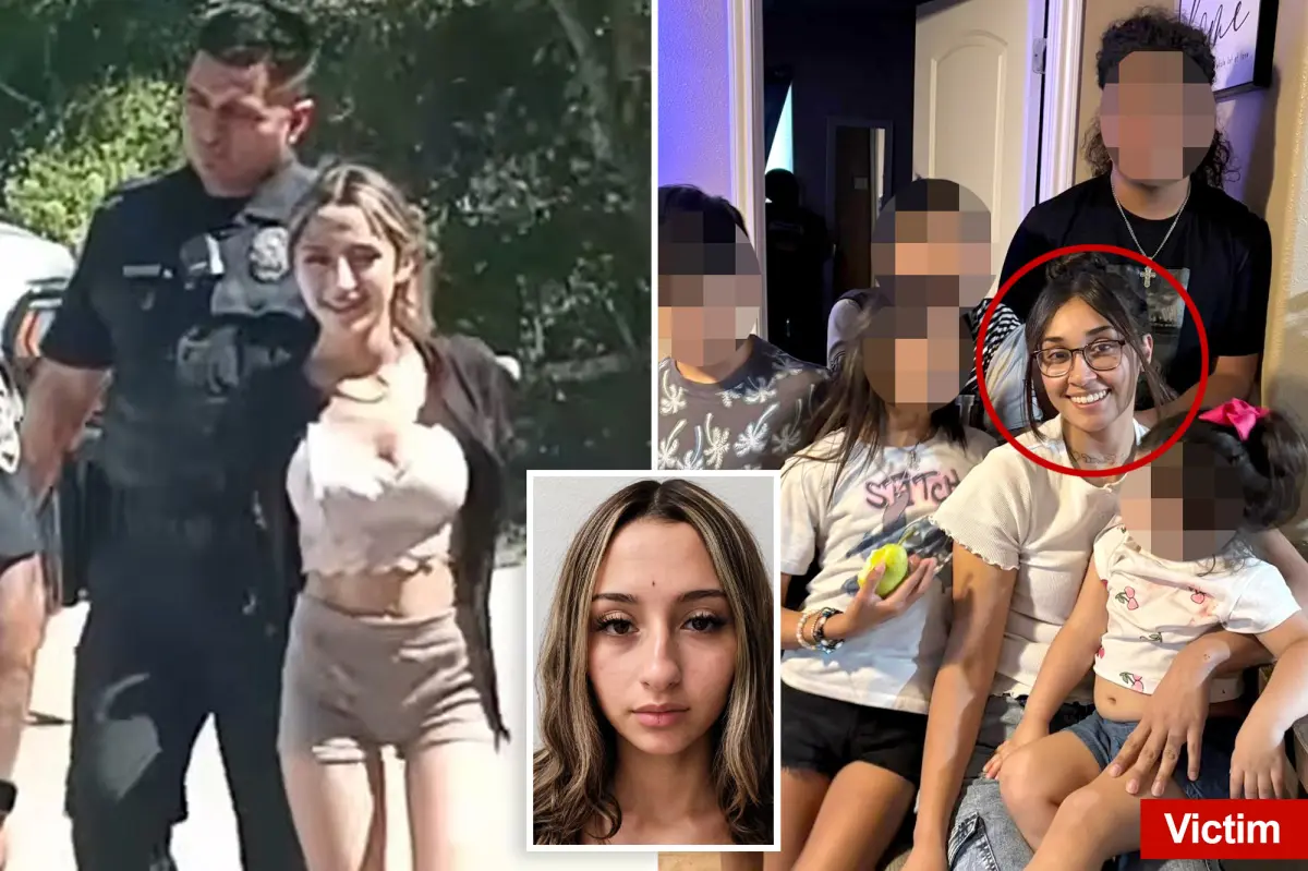 Sickening footage shows Texas sisters Cookie and Kitty grin as they’re busted for hacking young mom of 5 to death