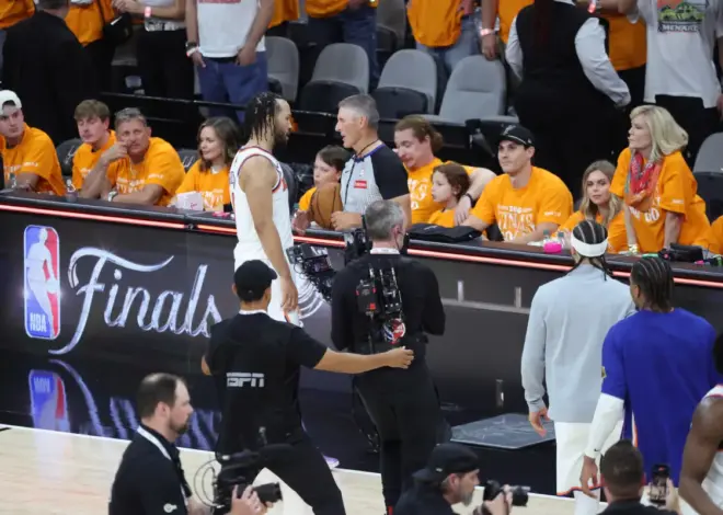 Exclusive | Fan accused of harassing Knicks’ Jalen Brunson banned from courtside for rest of NBA Finals