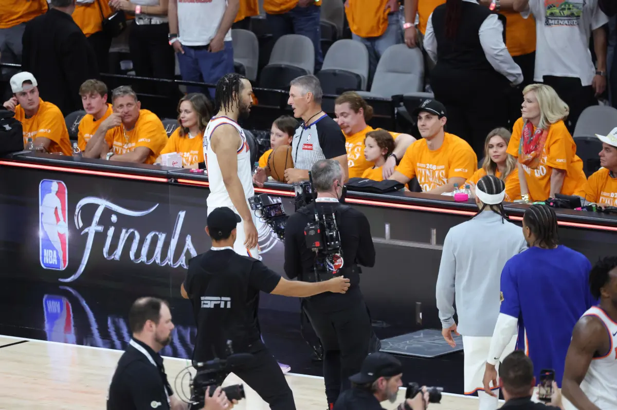 Exclusive | Fan accused of harassing Knicks’ Jalen Brunson banned from courtside for rest of NBA Finals
