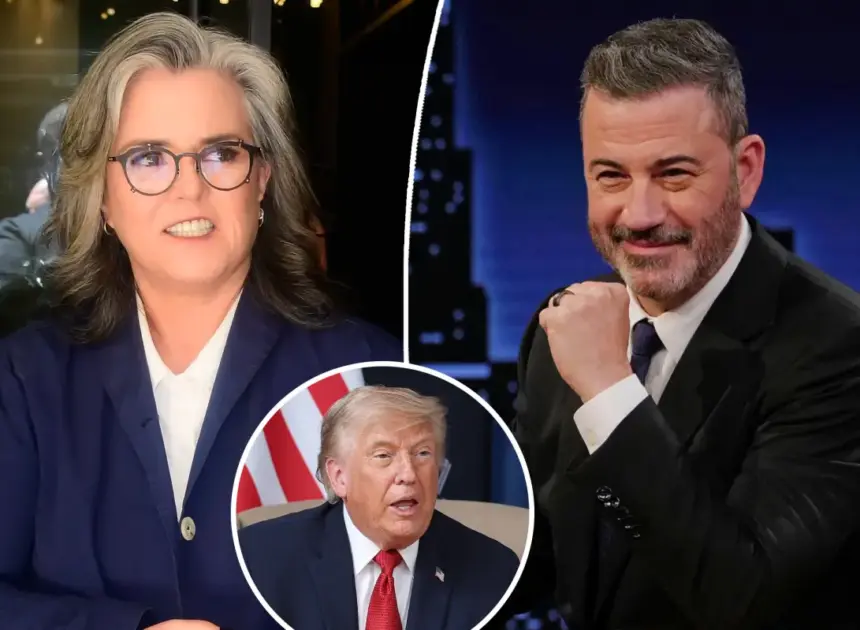 Jimmy Kimmel taps longtime Trump nemesis Rosie O’Donnell to replace him as he steps back from late-night show