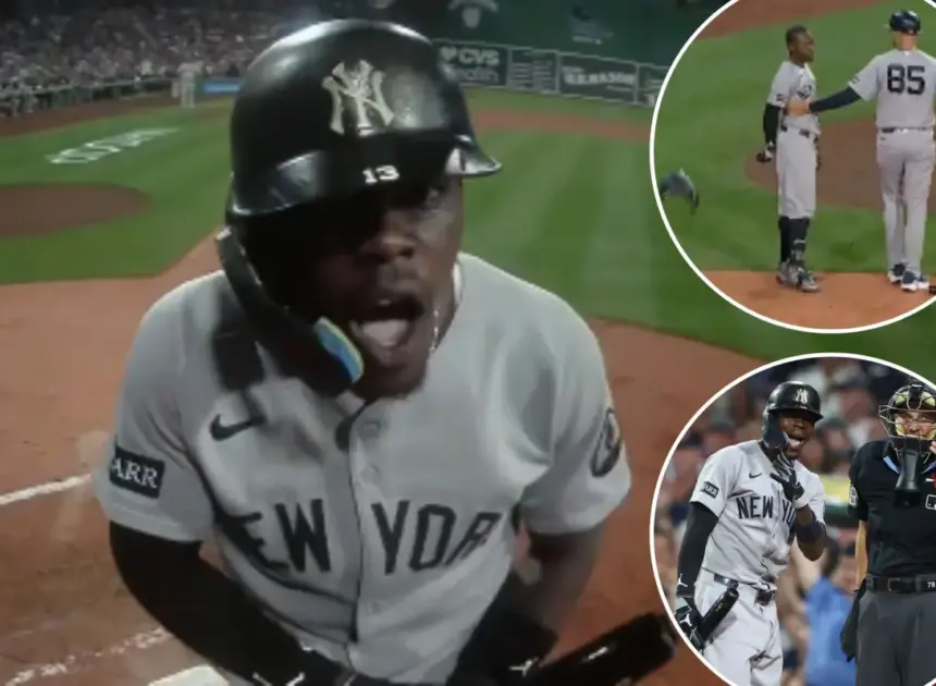Yankees’ Jazz Chisholm ejected for slamming helmet after arguing call in fiery scene