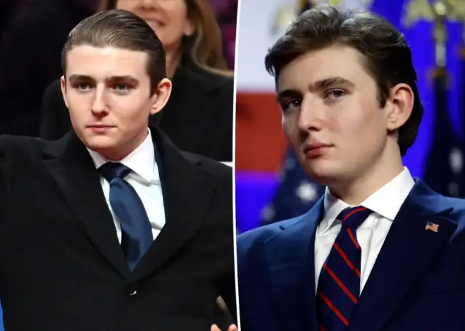 Barron Trump debuts new look at UFC event as he makes first public appearance in months