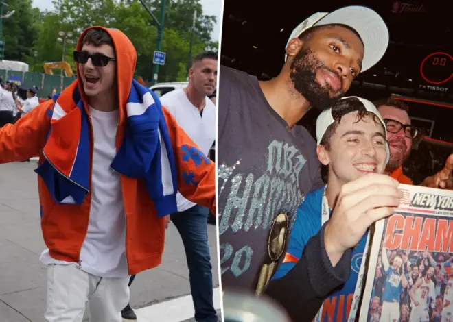 Timothée Chalamet celebrates Knicks win sans Kylie Jenner at star-studded parade