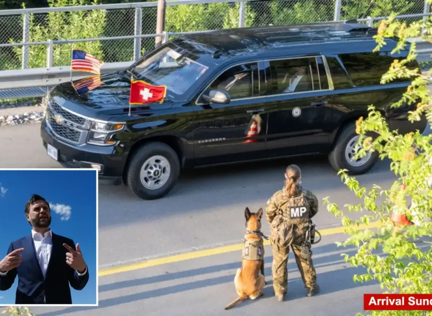 Vance lands in Switzerland for talks on Iran peace deal as Strait of Hormuz tensions boil