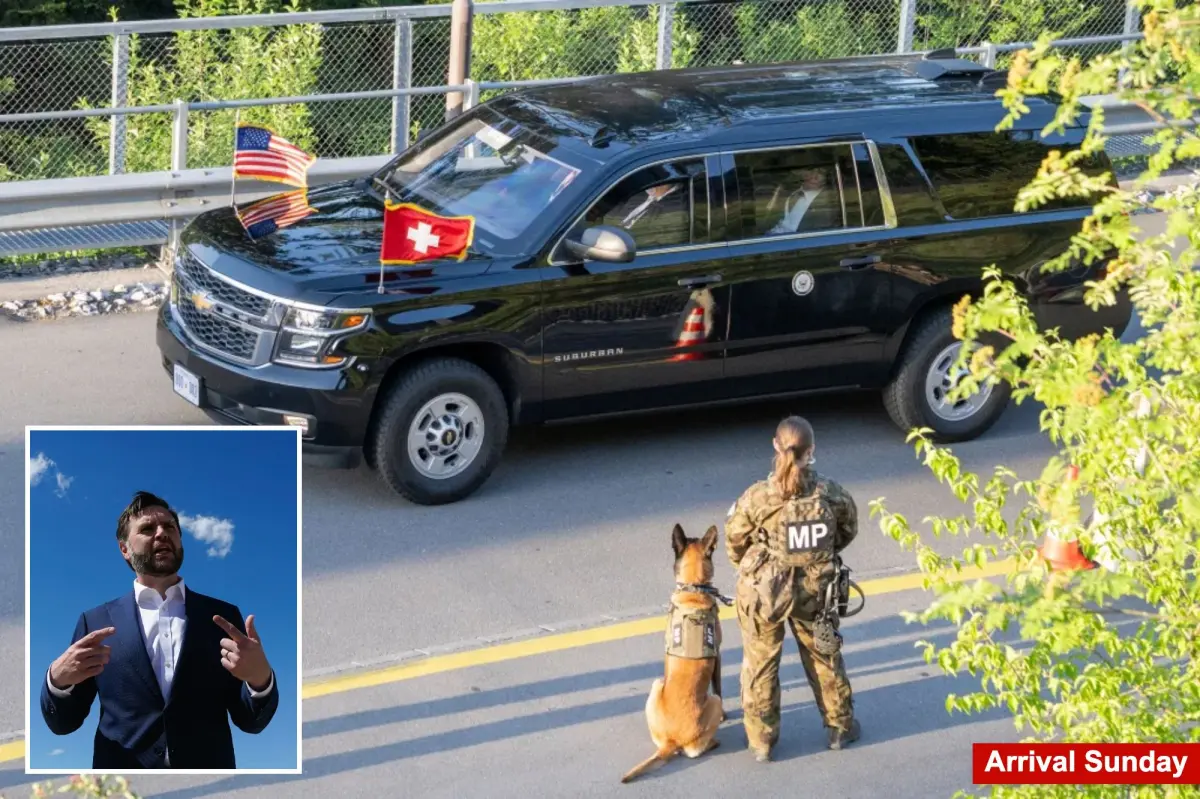 Vance lands in Switzerland for talks on Iran peace deal as Strait of Hormuz tensions boil