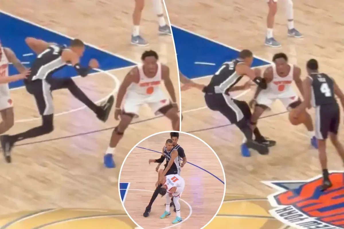 Video reveals ‘dirty’ Victor Wembanyama lunge at OG Anunoby’s leg in latest NBA Finals drama