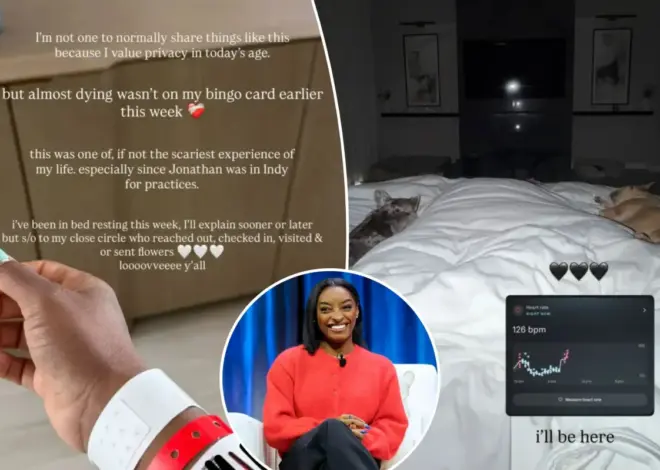 Simone Biles reveals terrifying health update: ‘Almost dying wasn’t on my bingo card’