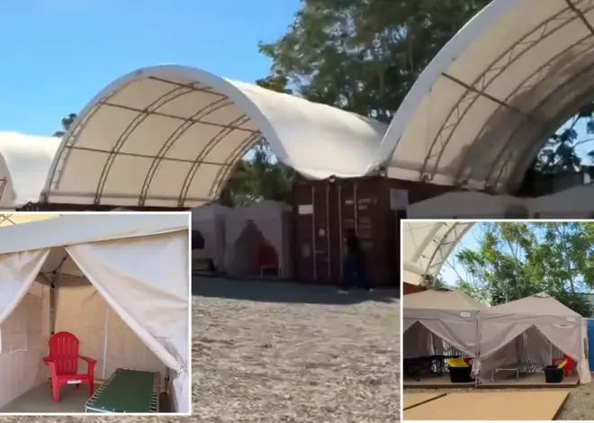 California city rolls out ‘glamping’ for homeless amid fierce criticism over costs