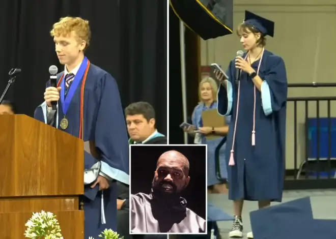 North Carolina HS valedictorian speaks out after heckling student shames his speech