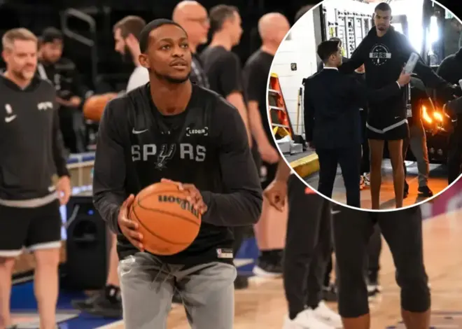Garden security for Trump’s Game 3 attendance irks Spurs’ De’Aaron Fox