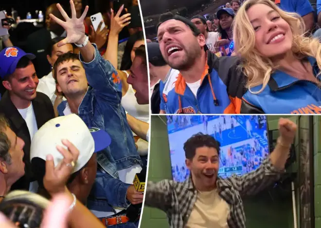Celebrity Knicks fans freak over Game 4 win from the stands, in the streets and at home in epic videos