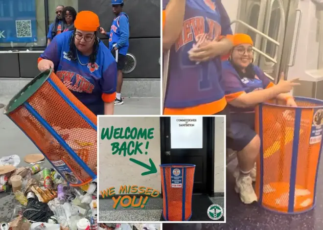 ‘Incredibly stupid’ JPMorgan DEI exec hit with more fines as NYC Sanitation recovers stolen Knicks garbage can