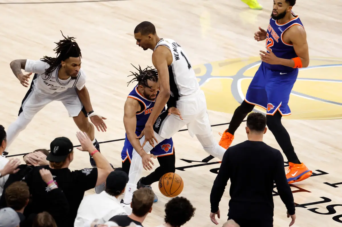 Victor Wembanyama gift-wrapped this Game 2 win for the Knicks — and that’s more than fine