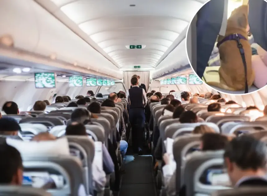 Flyers fume after passenger sits dog in ‘disgusting’ position on plane: ‘People are unbelievable’