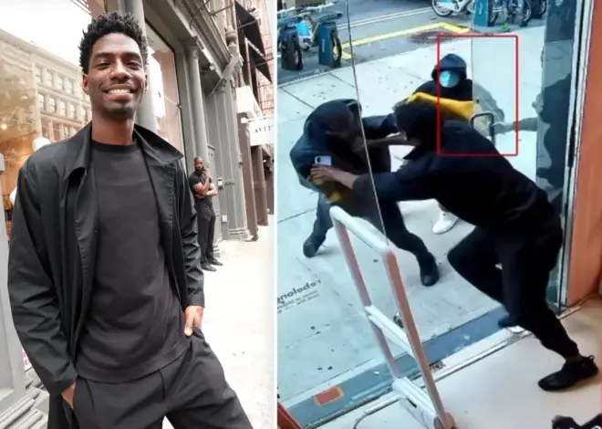 Exclusive | ‘Amazing’ security guard fights off masked punks at lux SoHo shop in wild video: ‘You step up, or you step down’