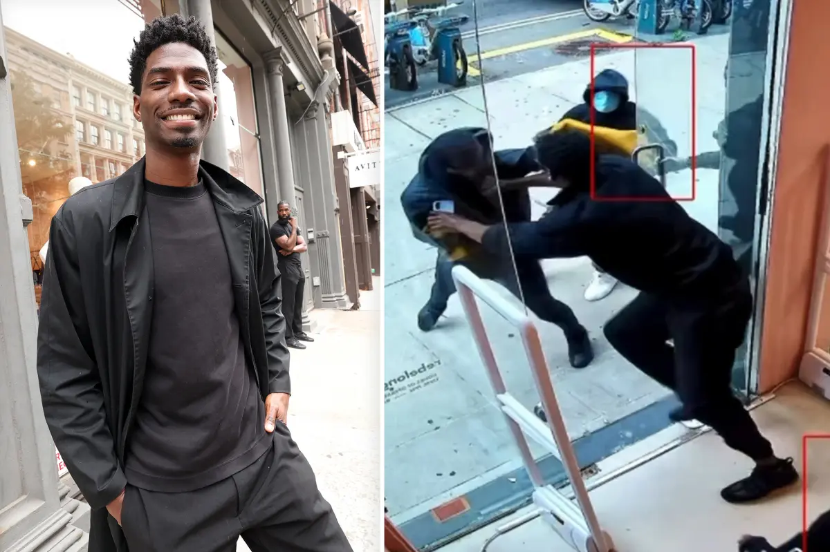 Exclusive | ‘Amazing’ security guard fights off masked punks at lux SoHo shop in wild video: ‘You step up, or you step down’