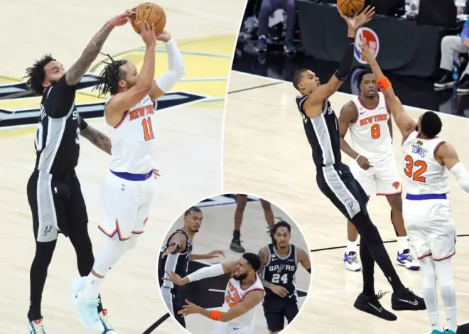 Knicks vs Spurs live updates: New York fends off San Antonio in thrilling Game 1 win