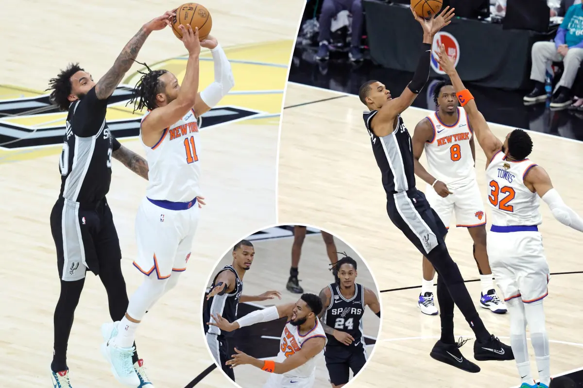 Knicks vs Spurs live updates: New York fends off San Antonio in thrilling Game 1 win