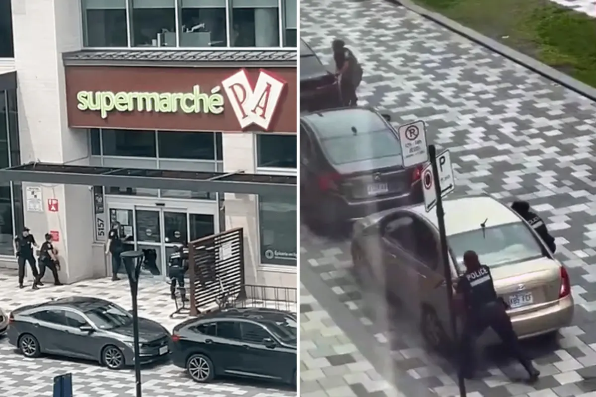 Shooting at Montreal grocery store leaves 1 cop dead, 1 wounded
